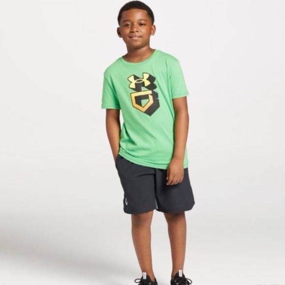Boys Under Armour Baseball Gradient Icon Boys Short Sleeve T-Shirt Youth M |NWT - Picture 1 of 5